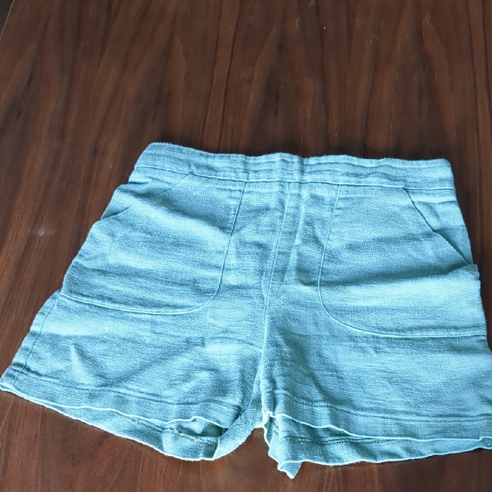 Women's Green Casual Shorts
